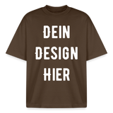 Heavyweight Unisex Boxy T-Shirt von stanley/stella - Dunkelbraun