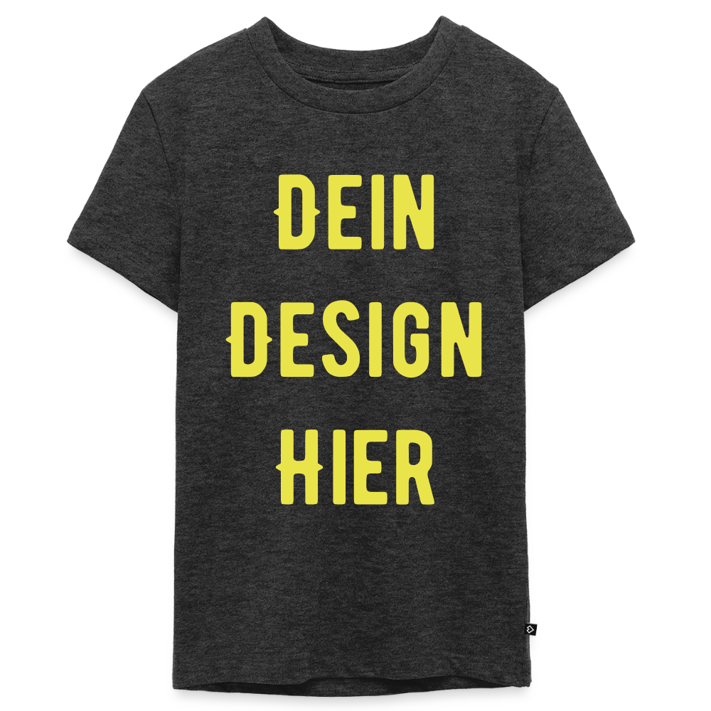 Teenager Premium Bio T-Shirt - Anthrazit meliert