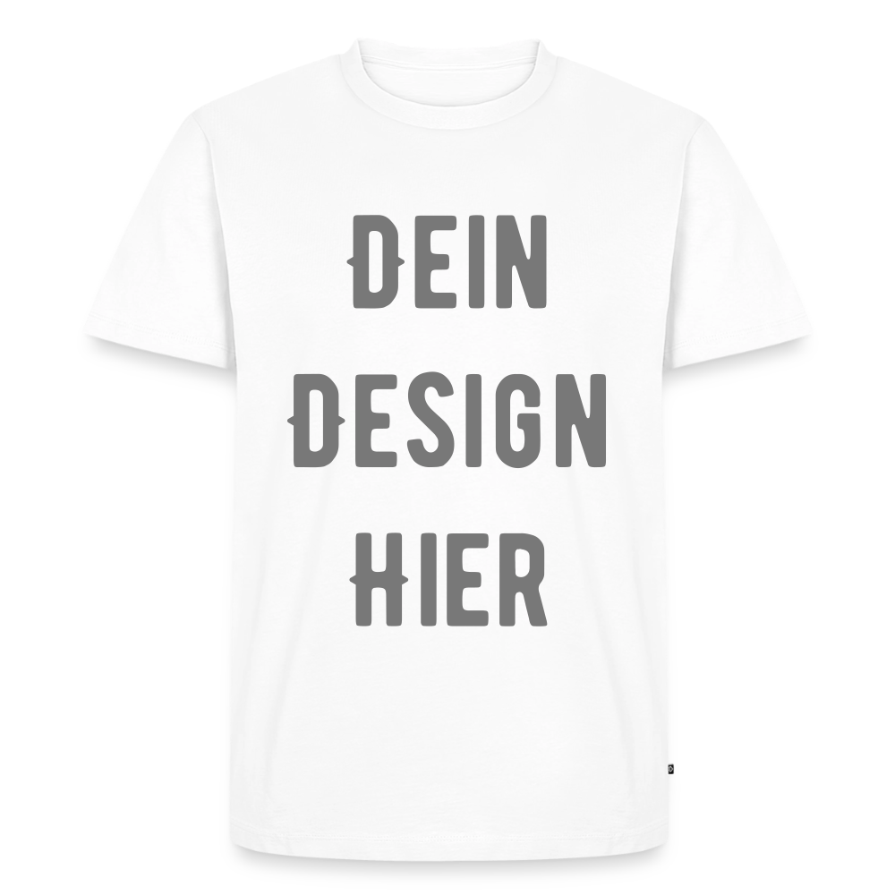 Männer Premium Bio T-Shirt - Weiß