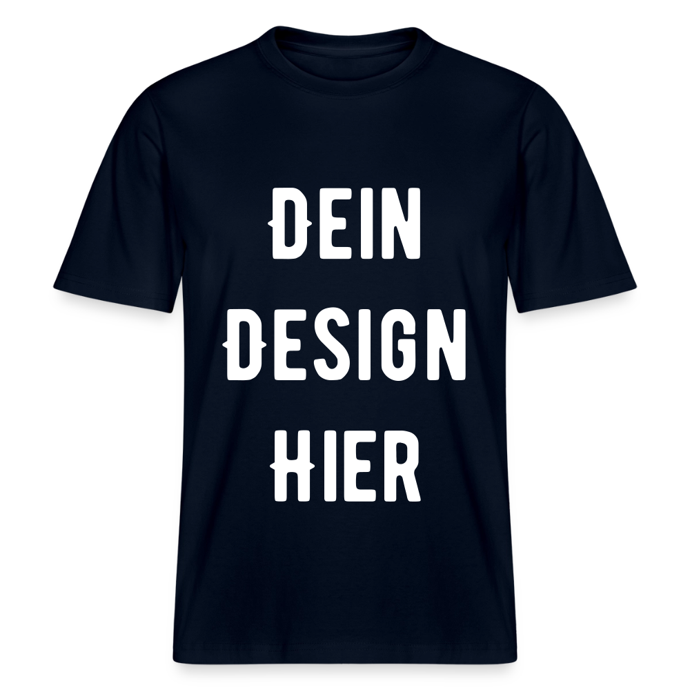 RELAXED FIT Unisex Organic T-Shirt - Navy