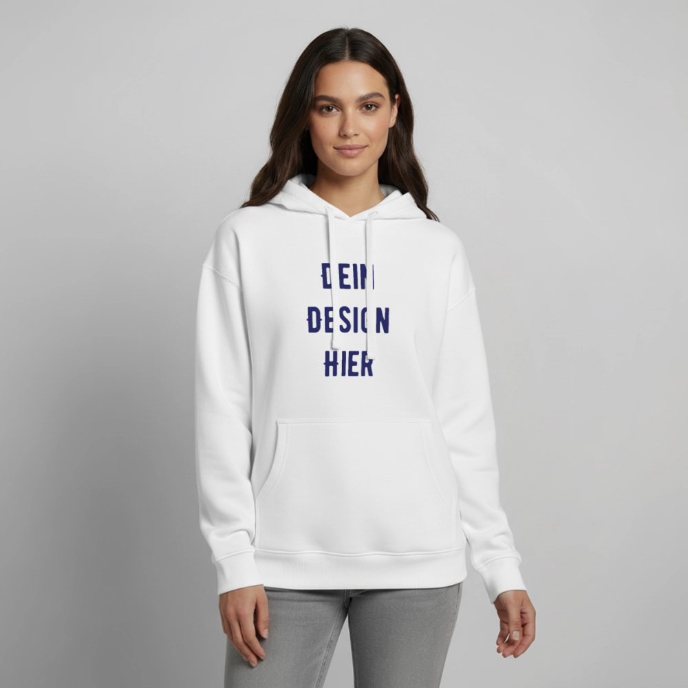 Oversized Unisex Hoodie von Stanley/Stella - Weiß