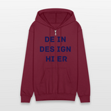 Männer Heavyweight Kapuzenjacke - Maroon