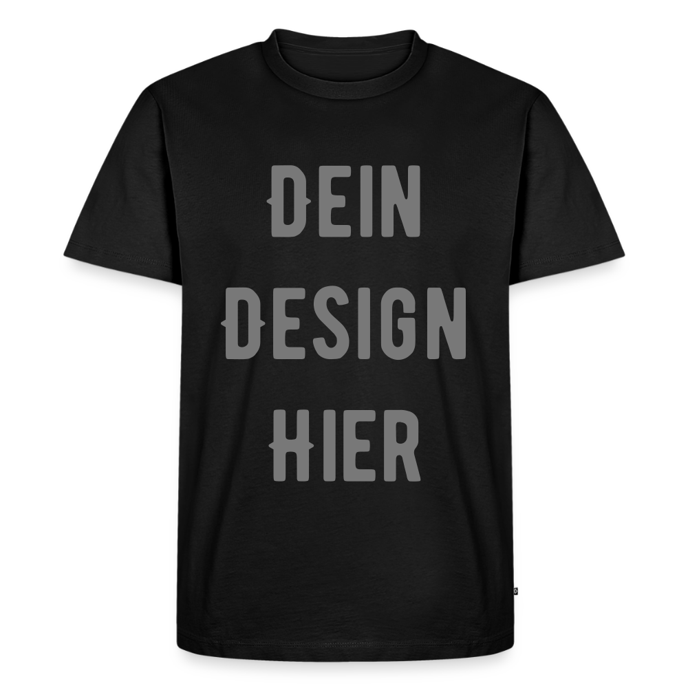 Männer Premium Bio T-Shirt - Schwarz