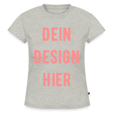 SLIM FIT Frauen Organic T-Shirt - Grau meliert
