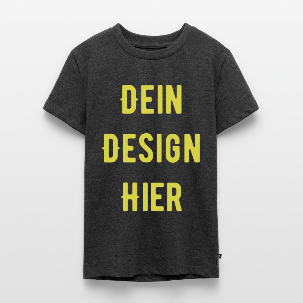 Teenager Premium Bio T-Shirt - Anthrazit meliert