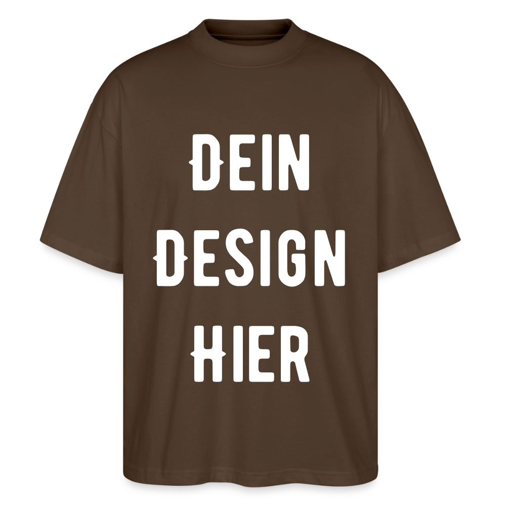 Stanley/Stella Oversized Unisex Bio T-Shirt Blaster - Dunkelbraun