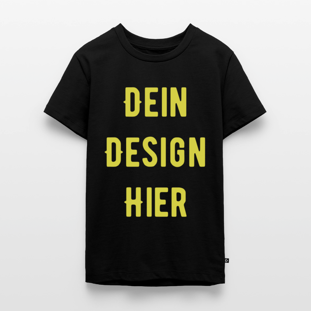 Teenager Premium Bio T-Shirt - Schwarz