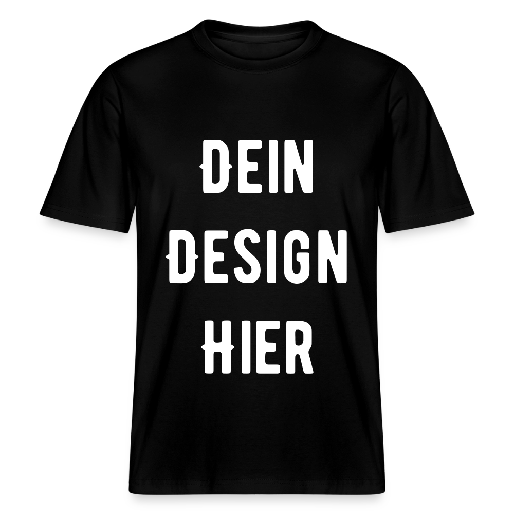 RELAXED FIT Unisex Organic T-Shirt - Schwarz