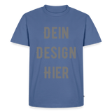 Männer Premium Bio T-Shirt - Taubenblau