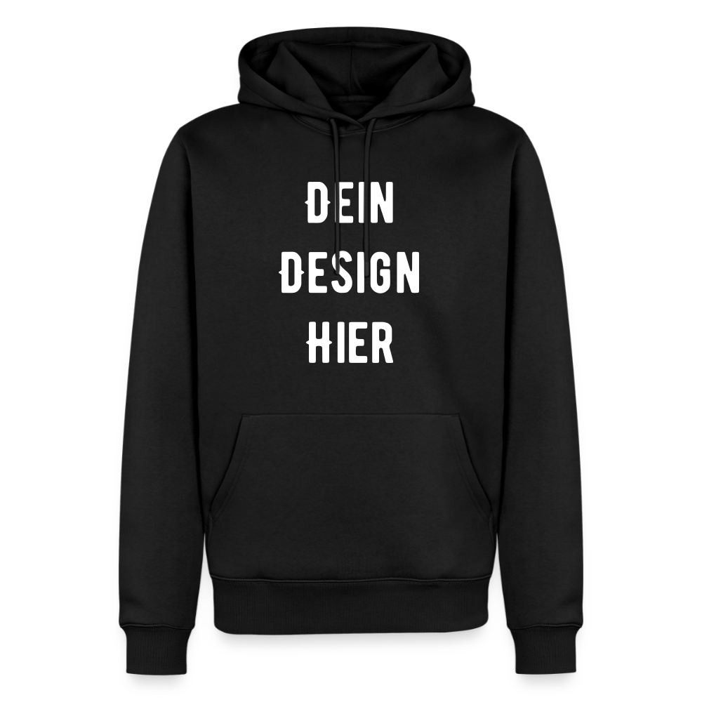 Männer Premium Hoodie - Schwarz
