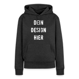 Frauen Premium Hoodie - Anthrazit meliert