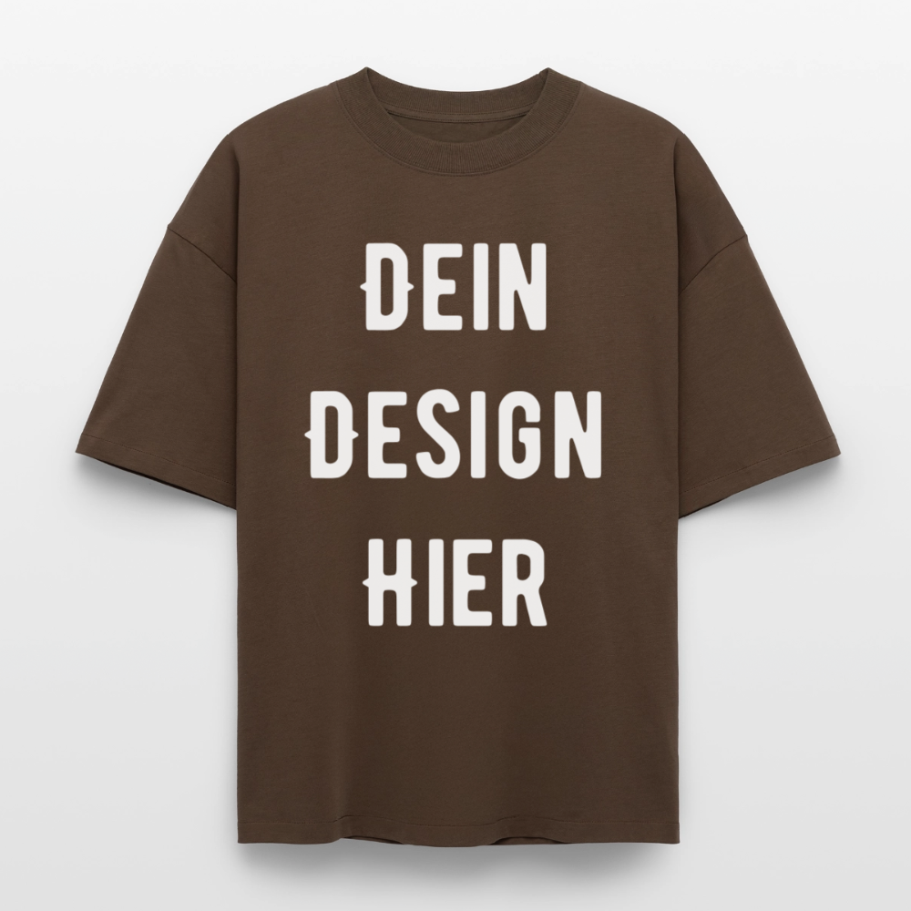 Heavyweight Unisex Boxy T-Shirt von stanley/stella - Dunkelbraun