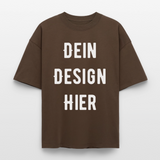 Heavyweight Unisex Boxy T-Shirt von stanley/stella - Dunkelbraun