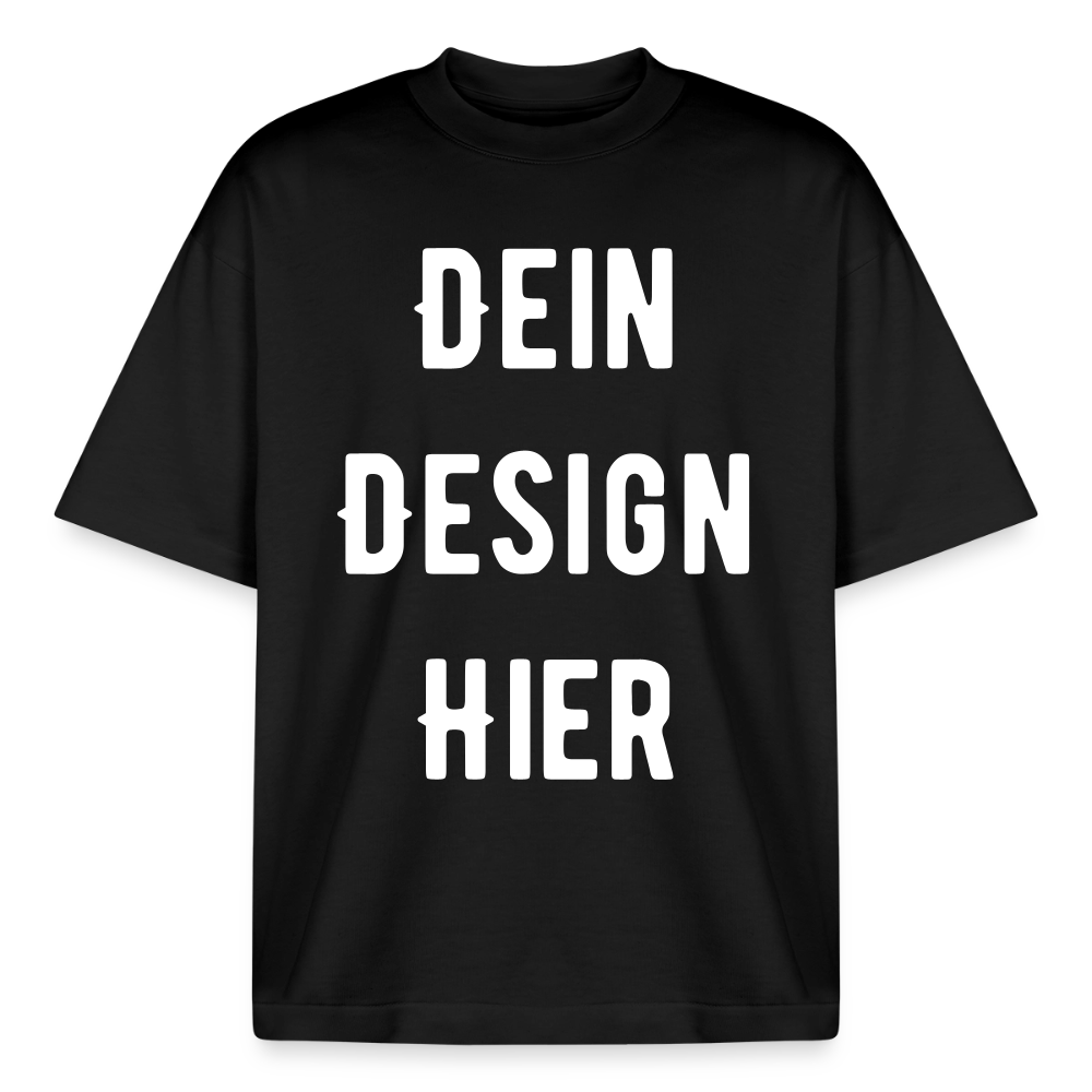 Heavyweight Unisex Boxy T-Shirt von stanley/stella - Schwarz