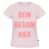 SLIM FIT Frauen Organic T-Shirt - Puderrosa