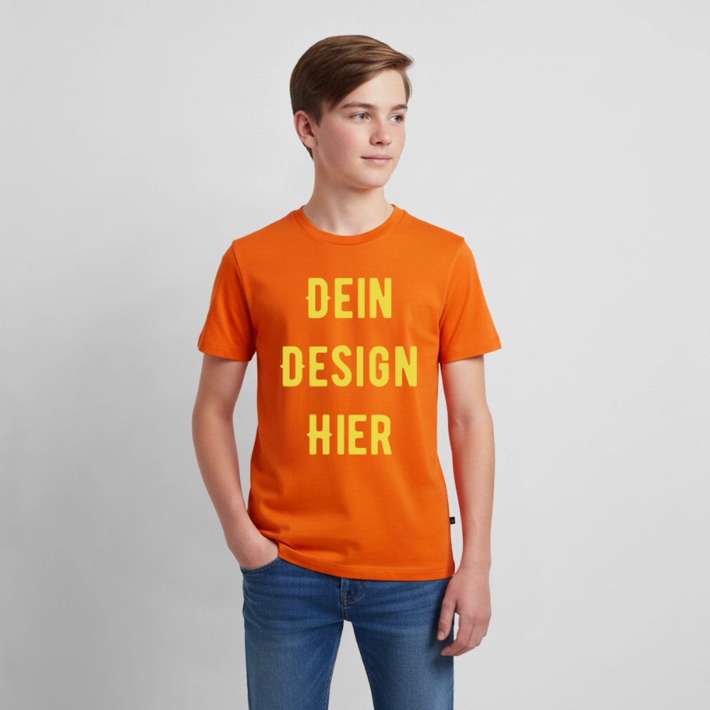 Teenager Premium Bio T-Shirt - Orange 