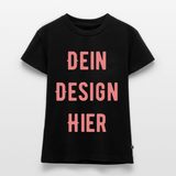 SLIM FIT Frauen Organic T-Shirt - Schwarz