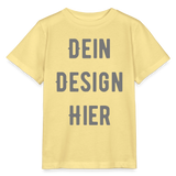 Bio Kinder T-Shirt MINI CREATOR - Gelb Viva 