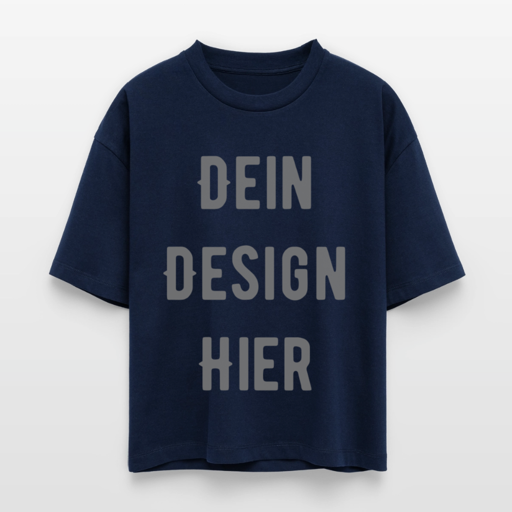 Frauen Boxy Bio-T-Shirt Nova - Navy