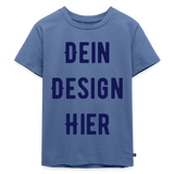 Kinder Premium Bio T-Shirt - Taubenblau