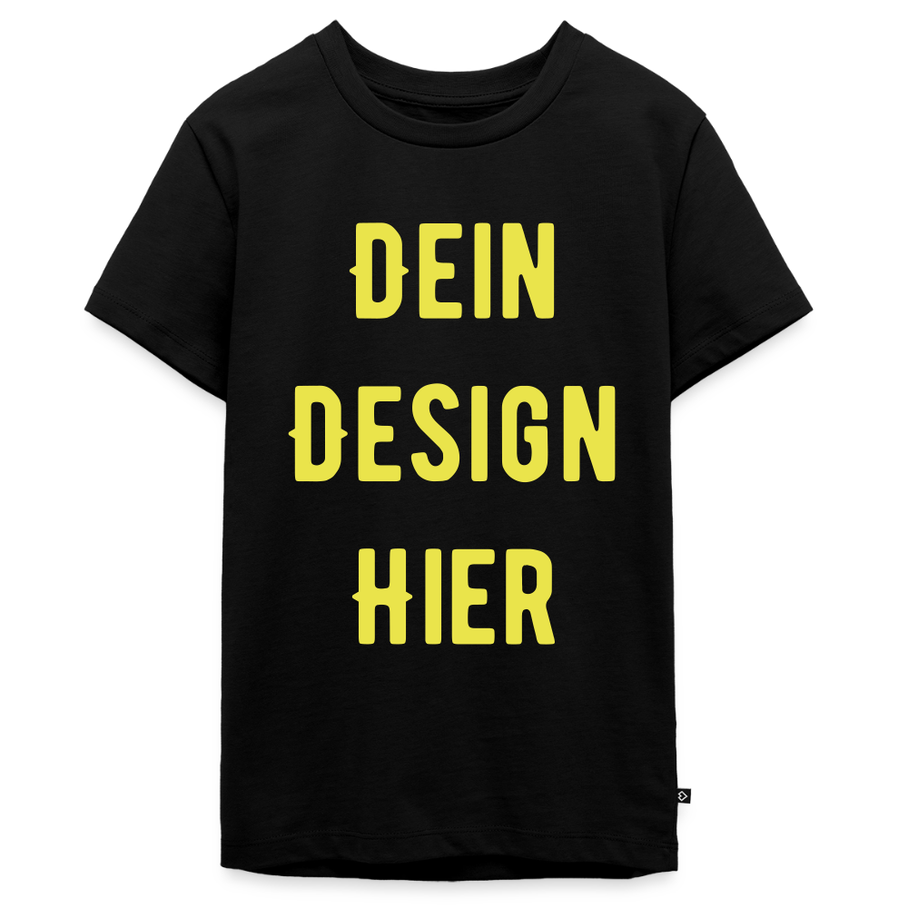 Teenager Premium Bio T-Shirt - Schwarz