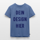 Kinder Premium Bio T-Shirt - Taubenblau