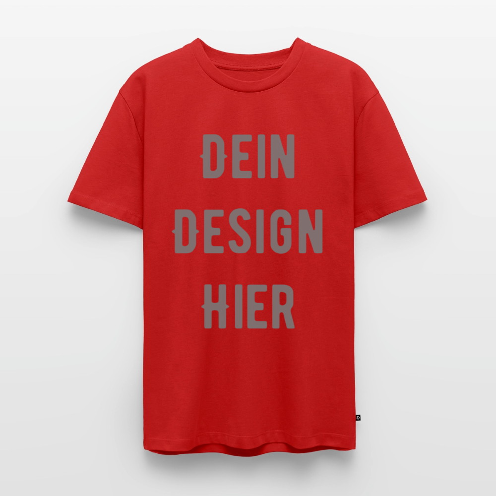 Männer Premium Bio T-Shirt - Rot