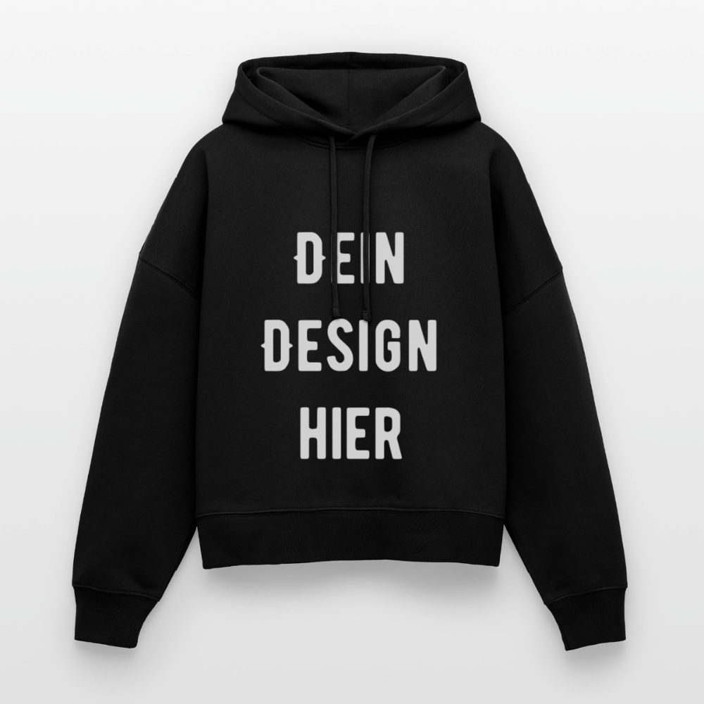 Stanley/Stella Boxy Frauen Bio Hoodie Nora - Schwarz