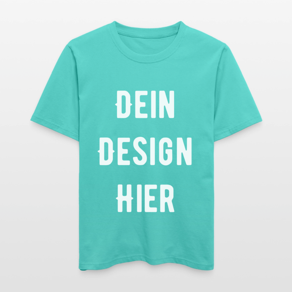 RELAXED FIT Unisex Organic T-Shirt - Poolblau