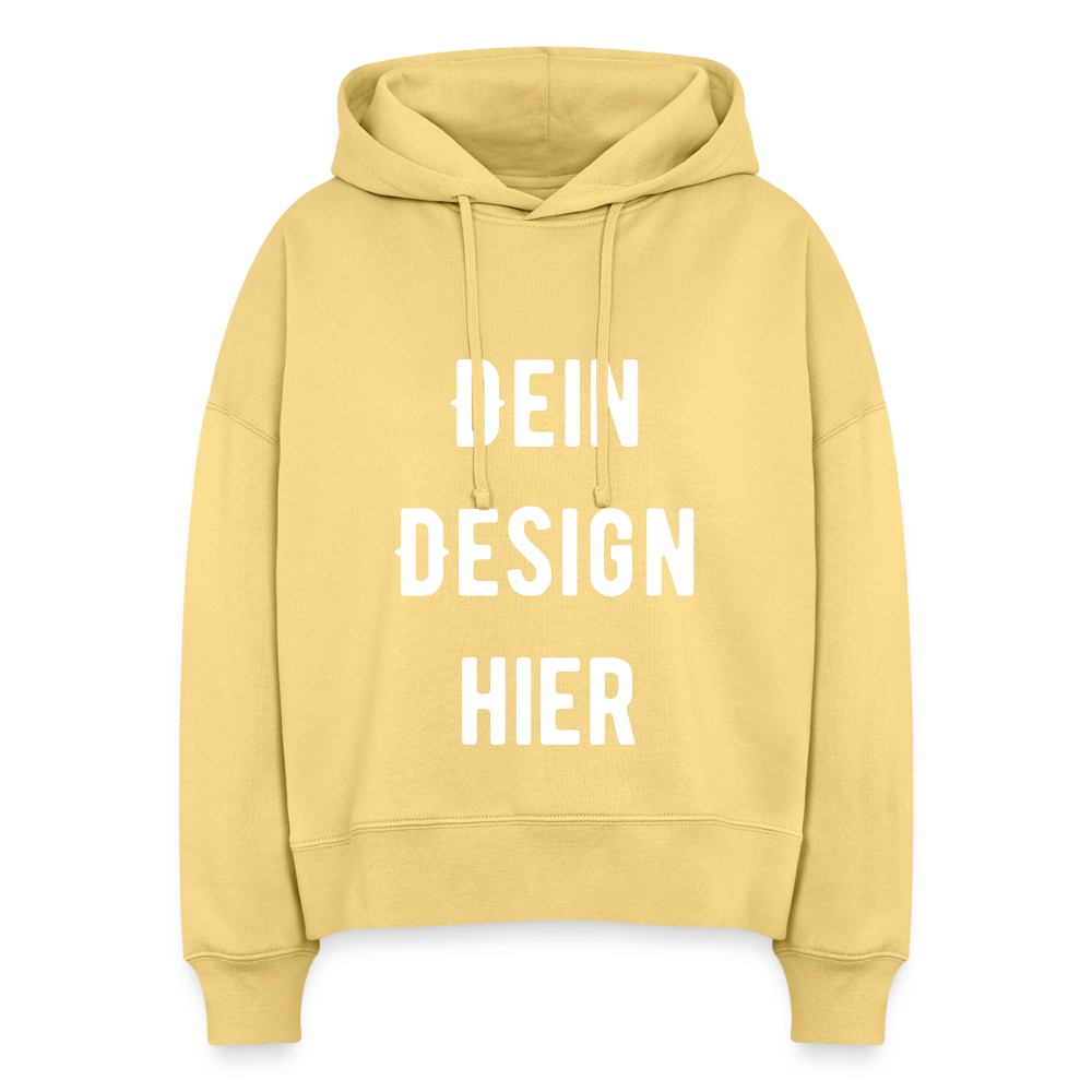 Stanley/Stella Boxy Frauen Bio Hoodie Nora - Hellgelb