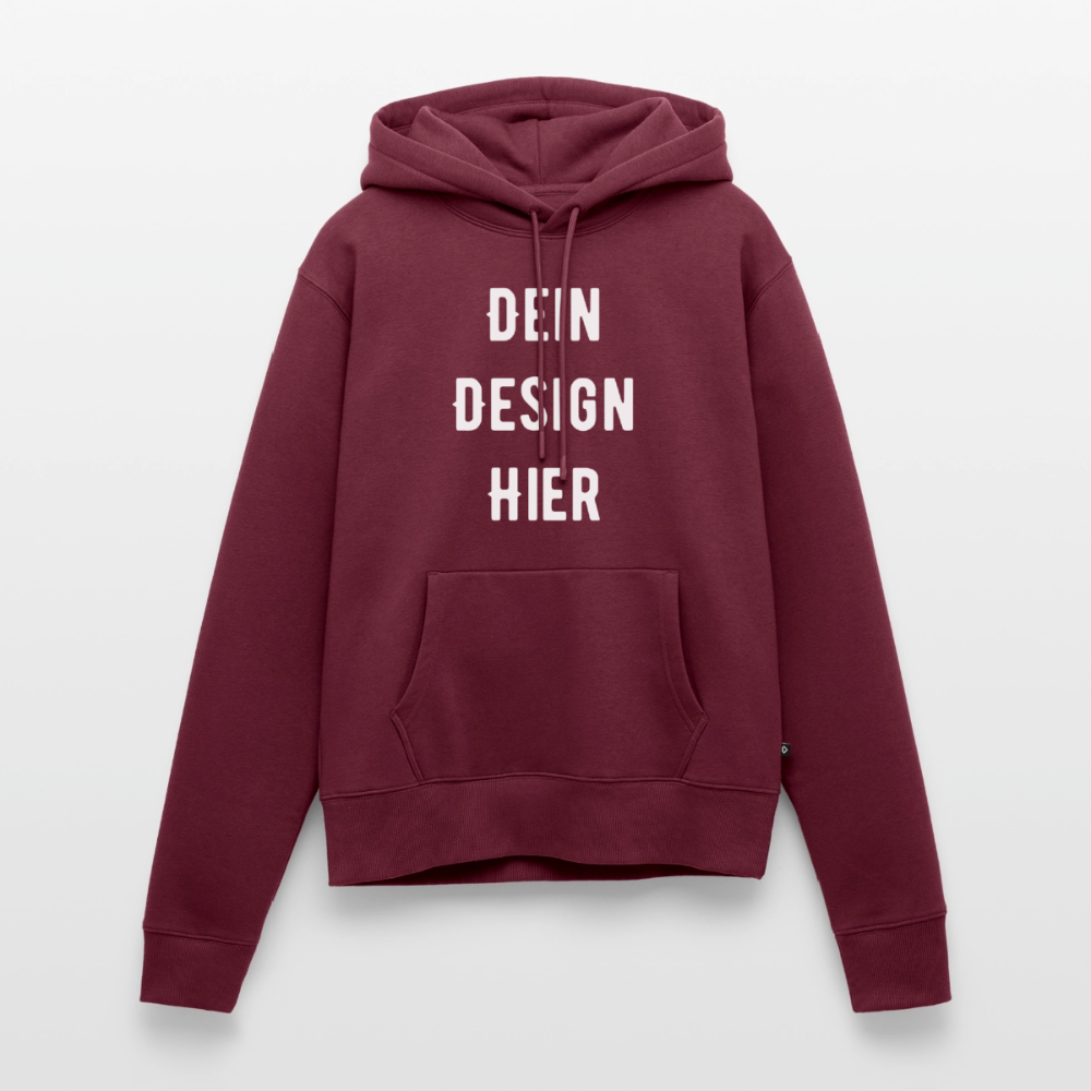 Frauen Premium Hoodie - Burgunderrot