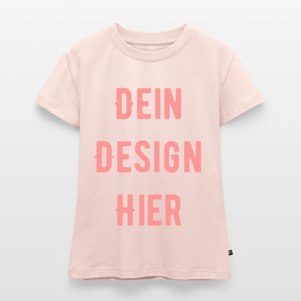 SLIM FIT Frauen Organic T-Shirt - Puderrosa