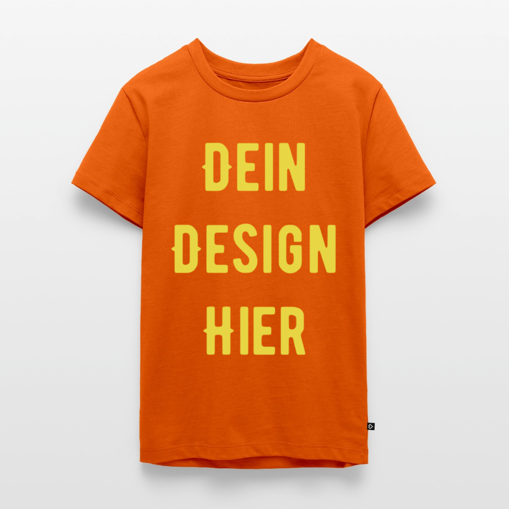 Teenager Premium Bio T-Shirt - Orange 