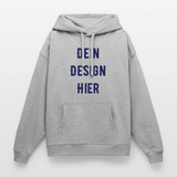 Oversized Unisex Hoodie von Stanley/Stella - Grau meliert
