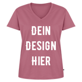 Frauen Bio-T-Shirt mit V-Ausschnitt von Stanley & Stella - Mauve