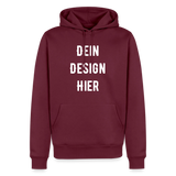 Männer Premium Hoodie - Burgunderrot