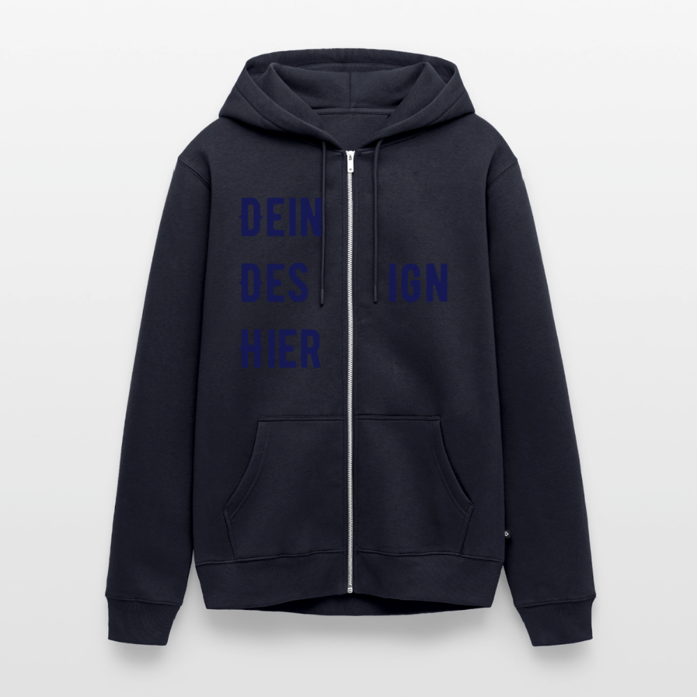 Männer Premium Zip Hoodie - Navy