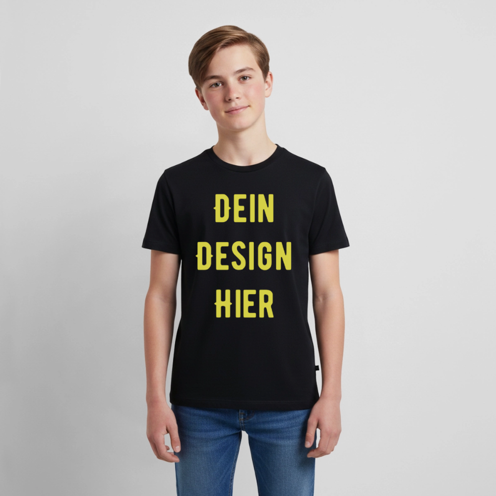 Teenager Premium Bio T-Shirt - Schwarz