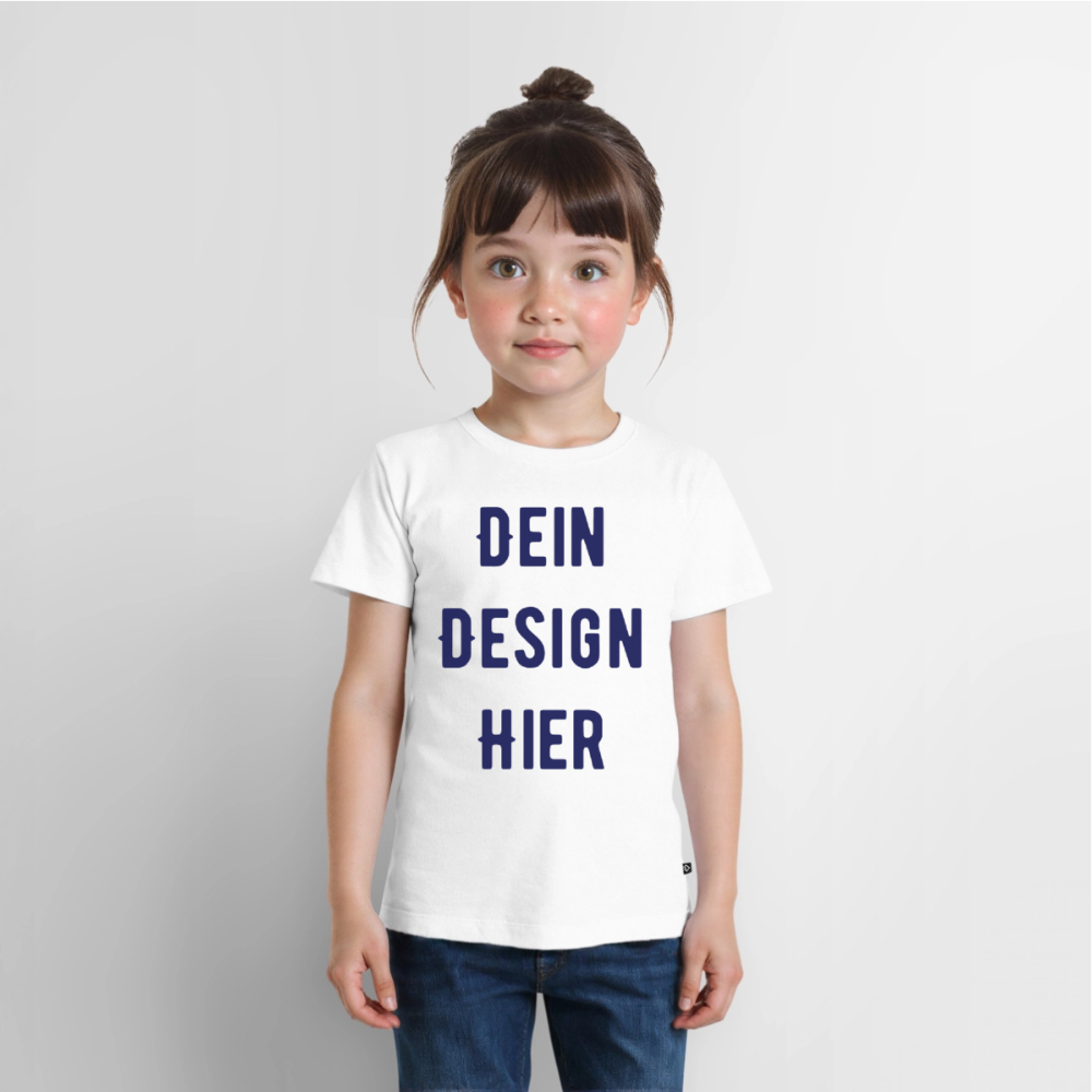Kinder Premium Bio T-Shirt - Weiß