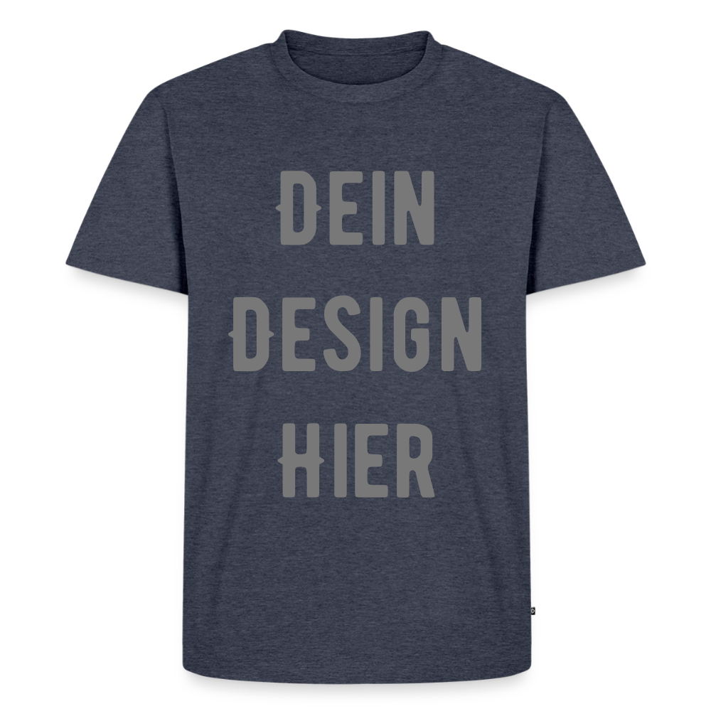 Männer Premium Bio T-Shirt - Jeansblau 