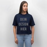 Frauen Boxy Bio-T-Shirt Nova - Navy