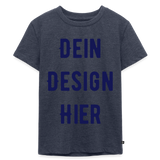 Kinder Premium Bio T-Shirt - Jeansblau 