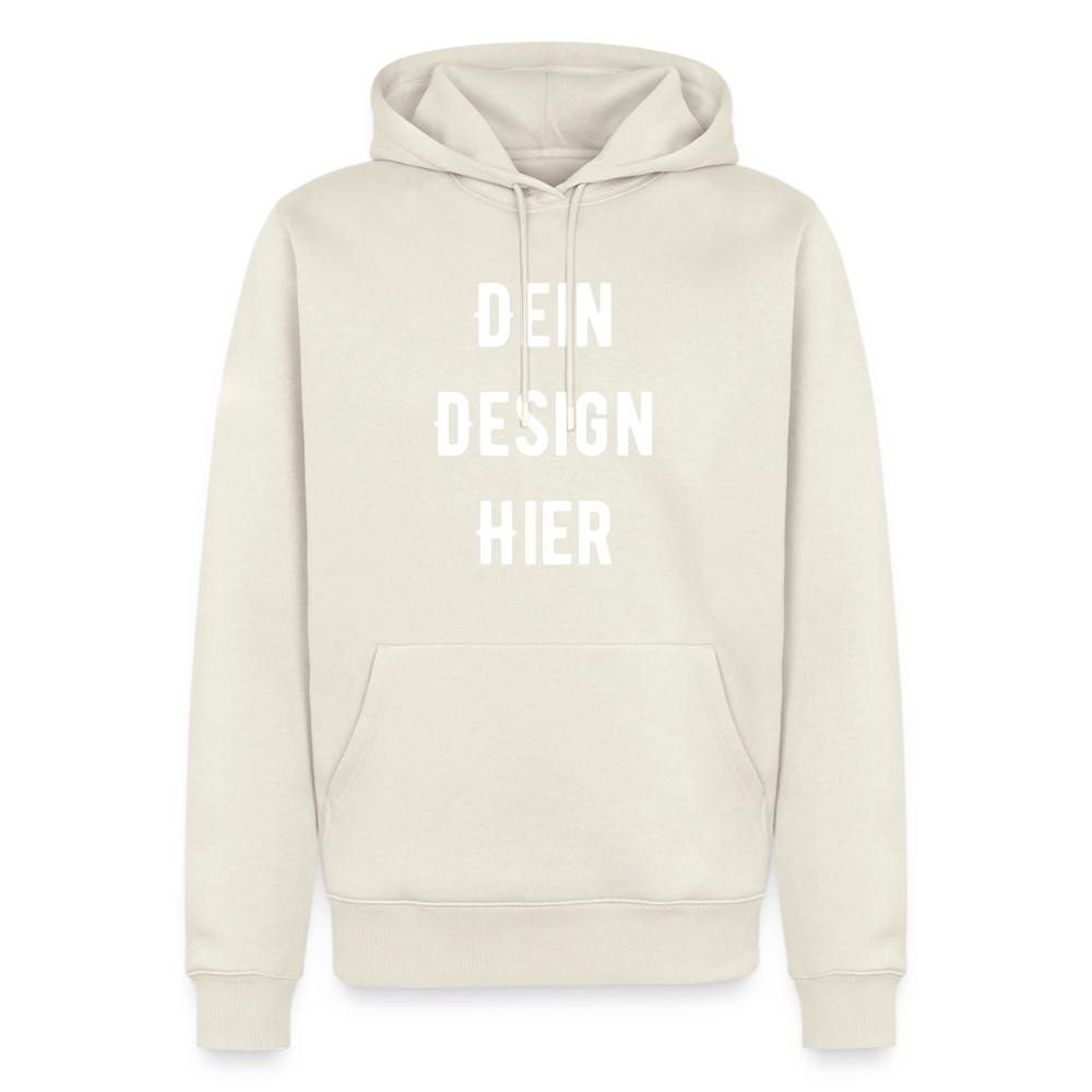 Männer Premium Hoodie - Naturweiß