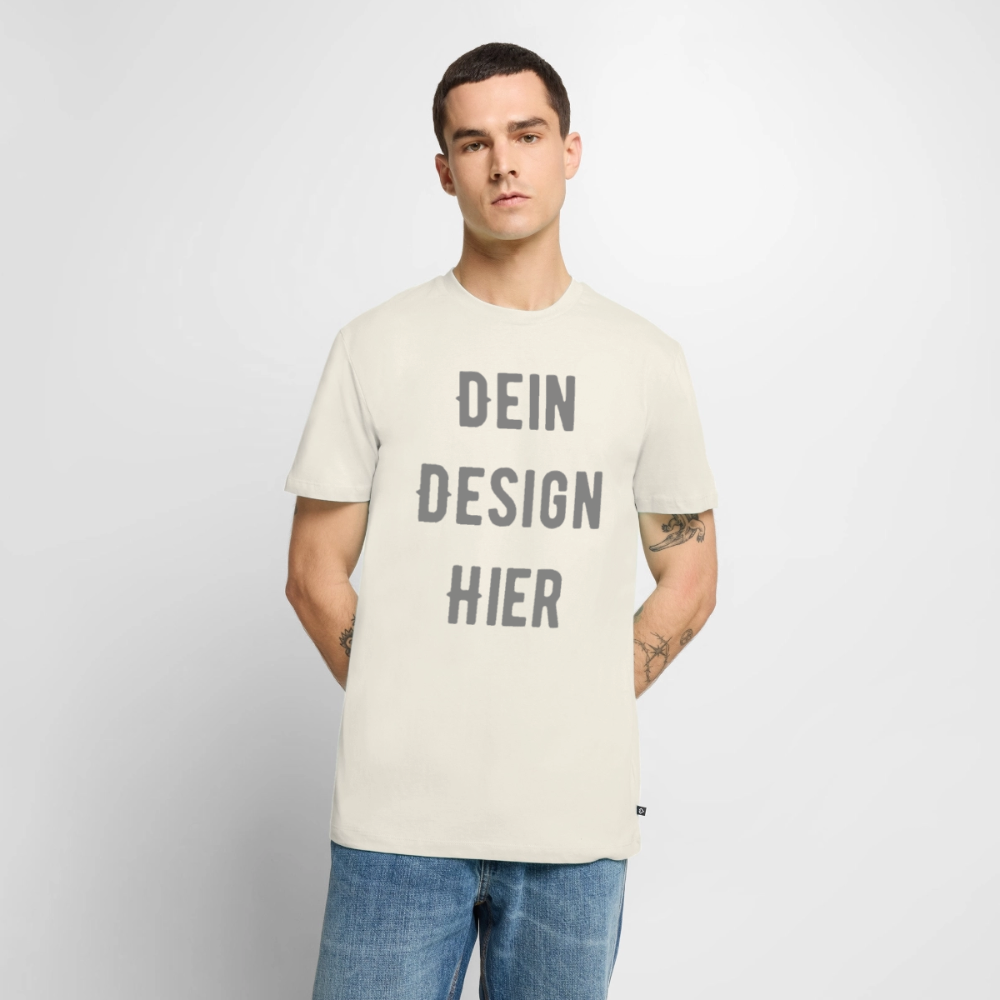 Männer Premium Bio T-Shirt - Naturweiß