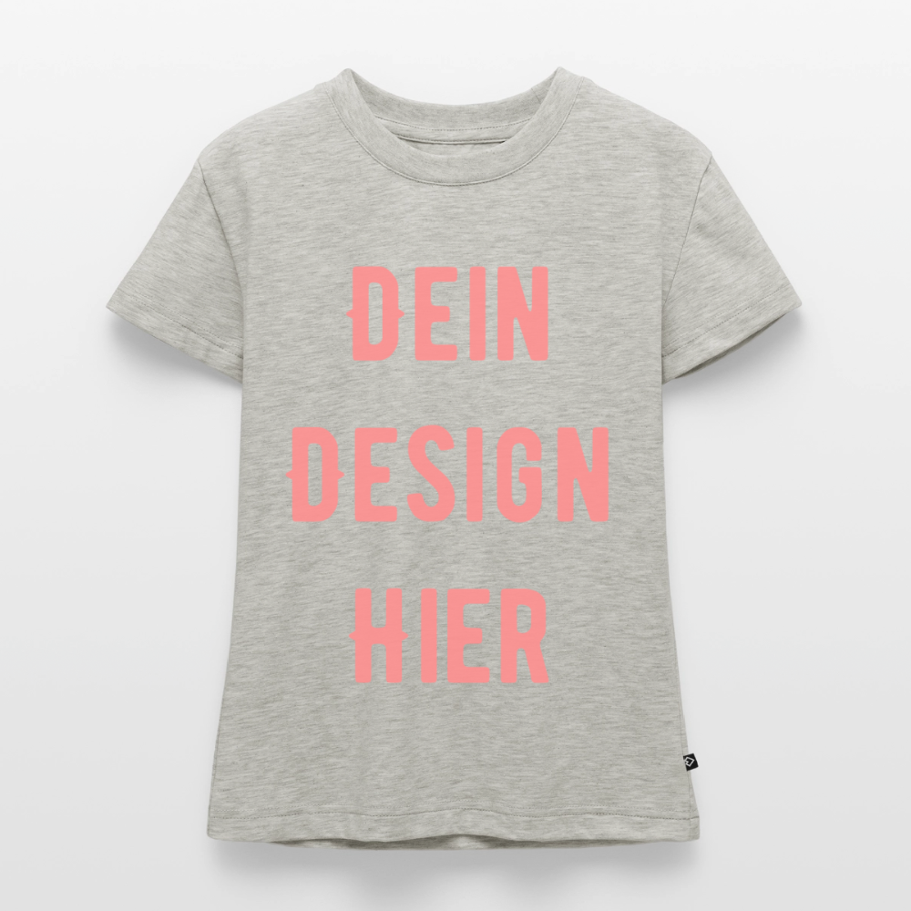 SLIM FIT Frauen Organic T-Shirt - Grau meliert