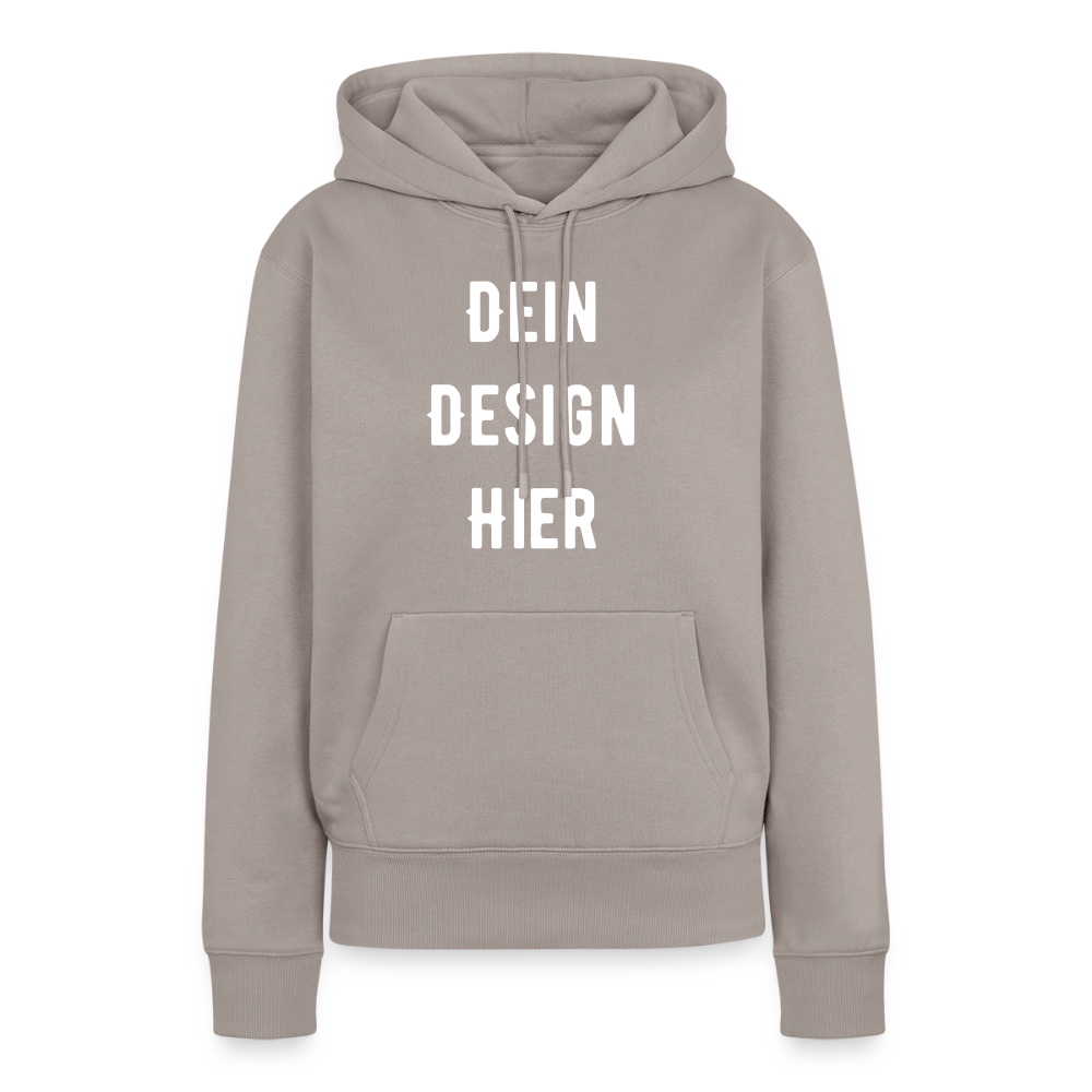 Frauen Premium Hoodie - Taupe
