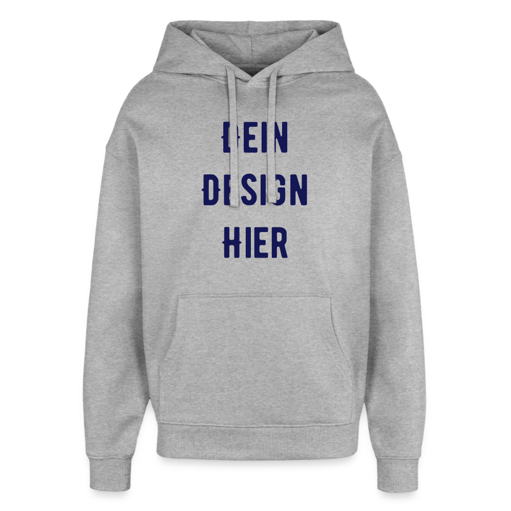Oversized Unisex Hoodie von Stanley/Stella - Grau meliert
