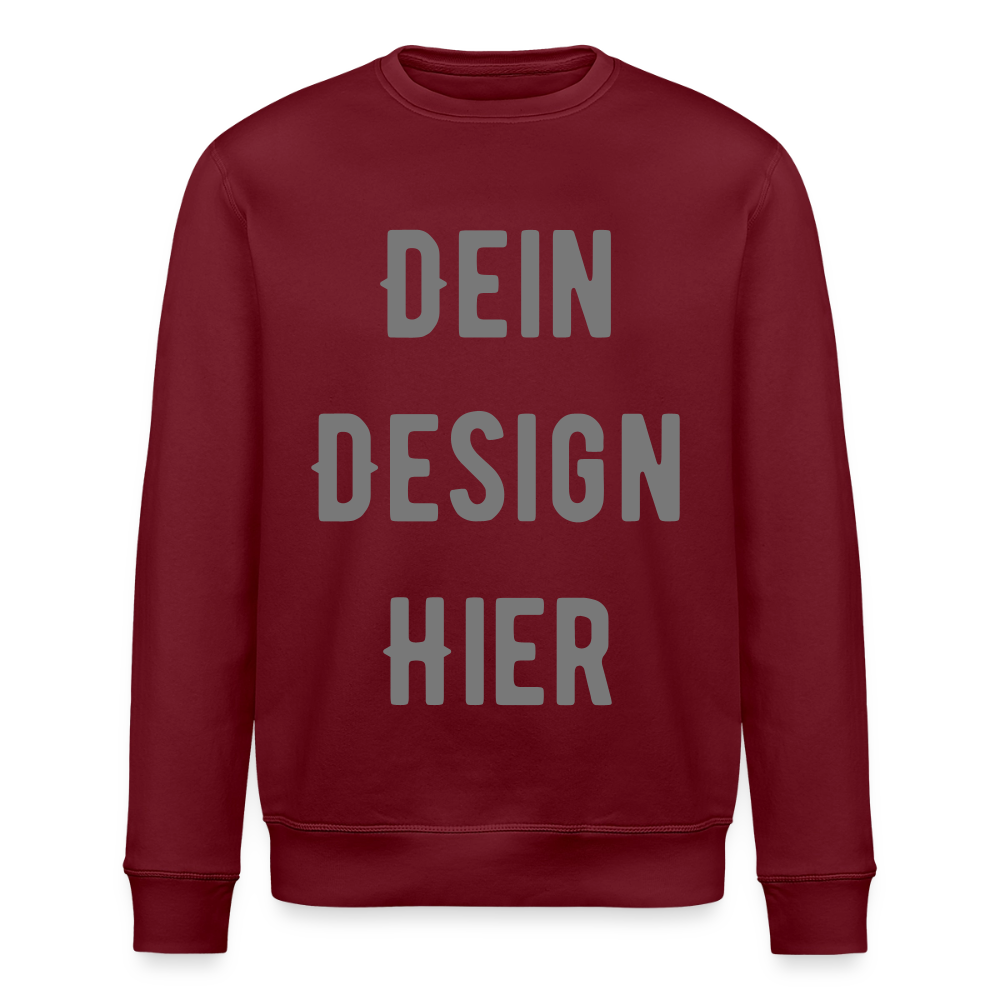 Stanley/Stella Unisex Bio-Sweatshirt ROLLER - Burgunderrot