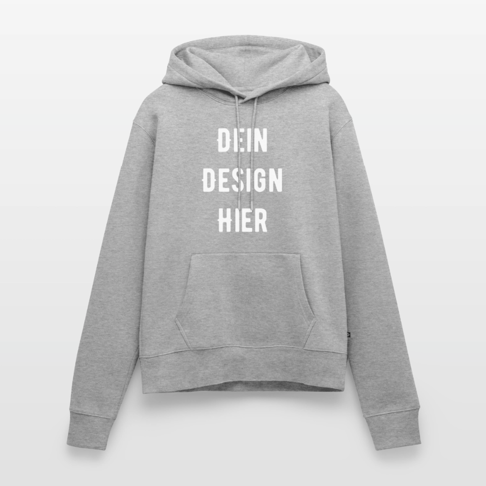 Frauen Premium Hoodie - Grau meliert