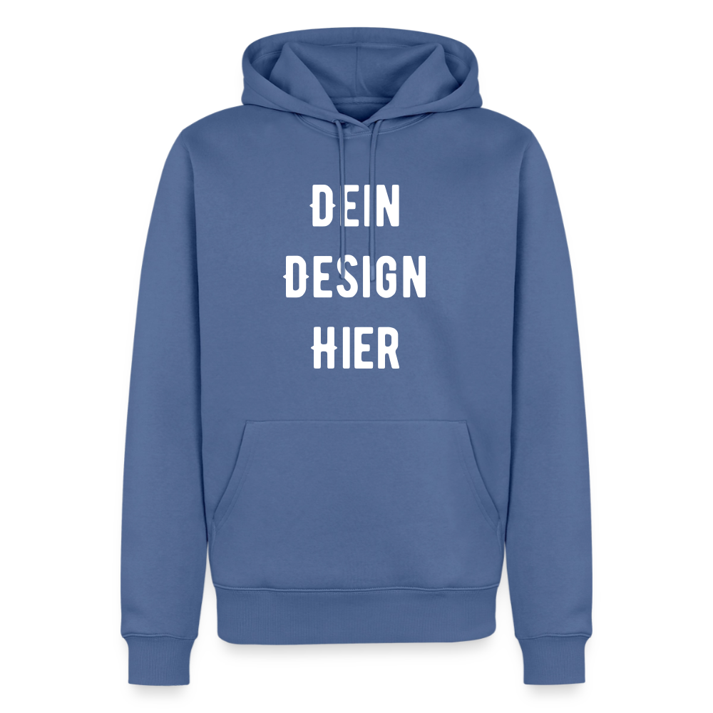 Männer Premium Hoodie - Taubenblau